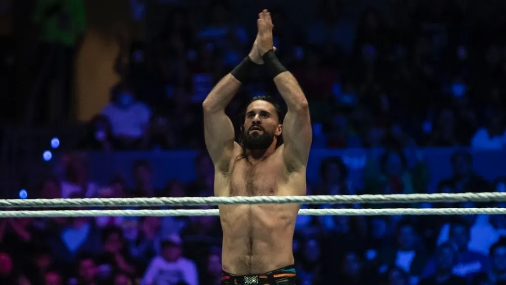 Seth Rollins durante una pelea