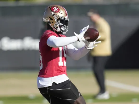 Deebo Samuel en prácticas de los 49ers