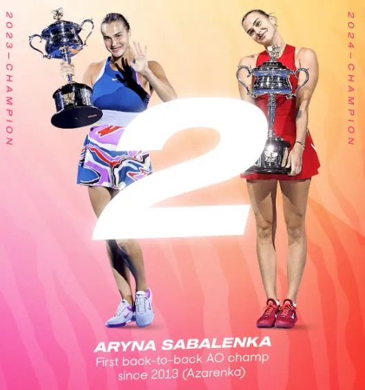 Aryna Sabalenka refrenda su corona en el Grand Slam en Australia