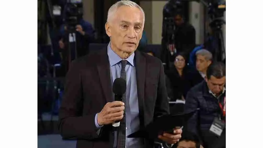 El periodista de Univisión fue a la mañanera a cuestionar la estrategia de seguridad.