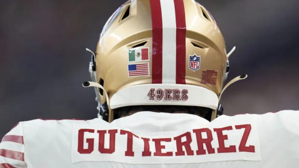 Alfredo Gutiérrez con los 49ers