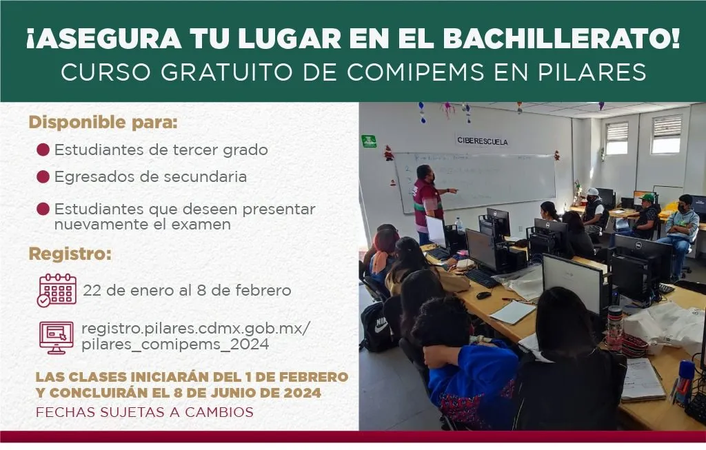 Aquí los datos completos para las inscripciones.