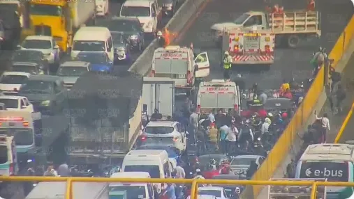 Los hechos ocurrieron en el Kilómetro 22 con dirección al Oriente del Valle de México.