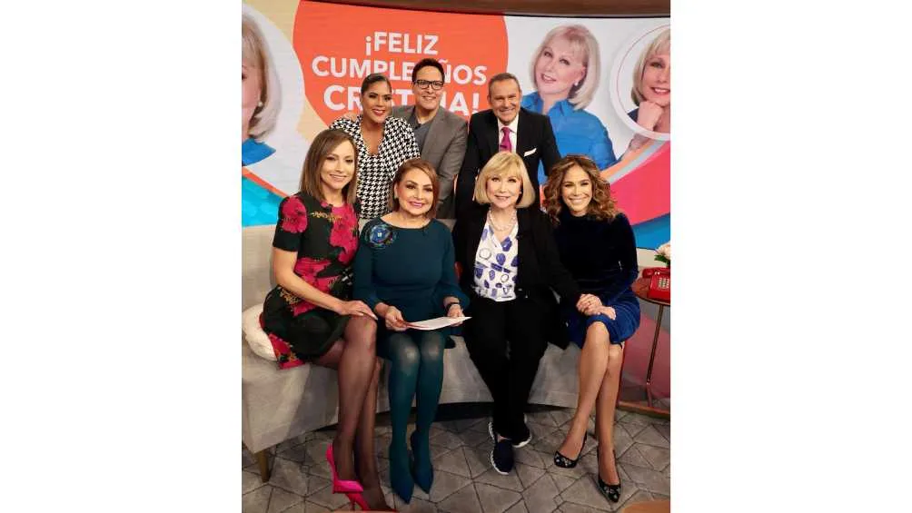 Cristina estuvo como invitada en el programa 'Despierta América'.