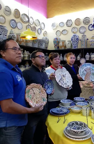 Integrantes de la fábrica de talavera.