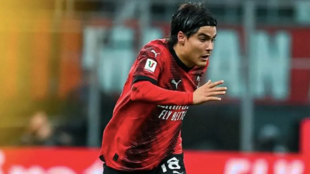 INSTAGRAM: @lukaromero10 El mexicoargentino en su paso por el Milan