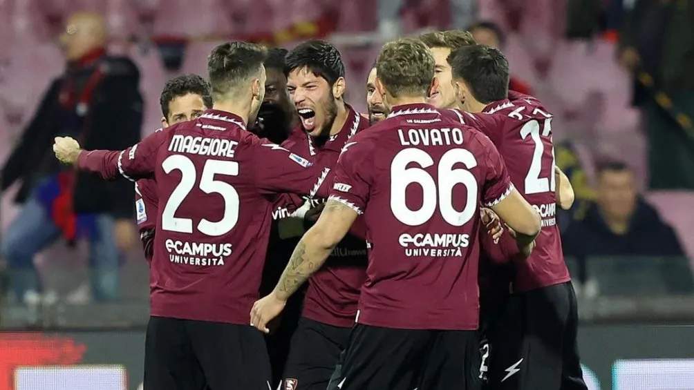 Salernitana es el último lugar de la Serie A