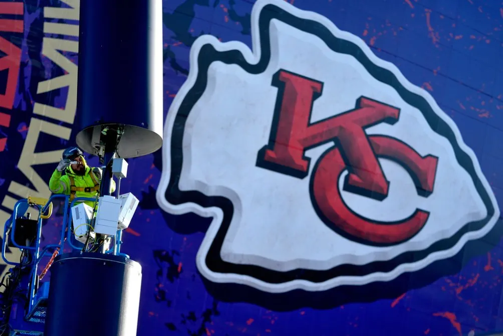 Así los preparativos en el Allegiant Stadium