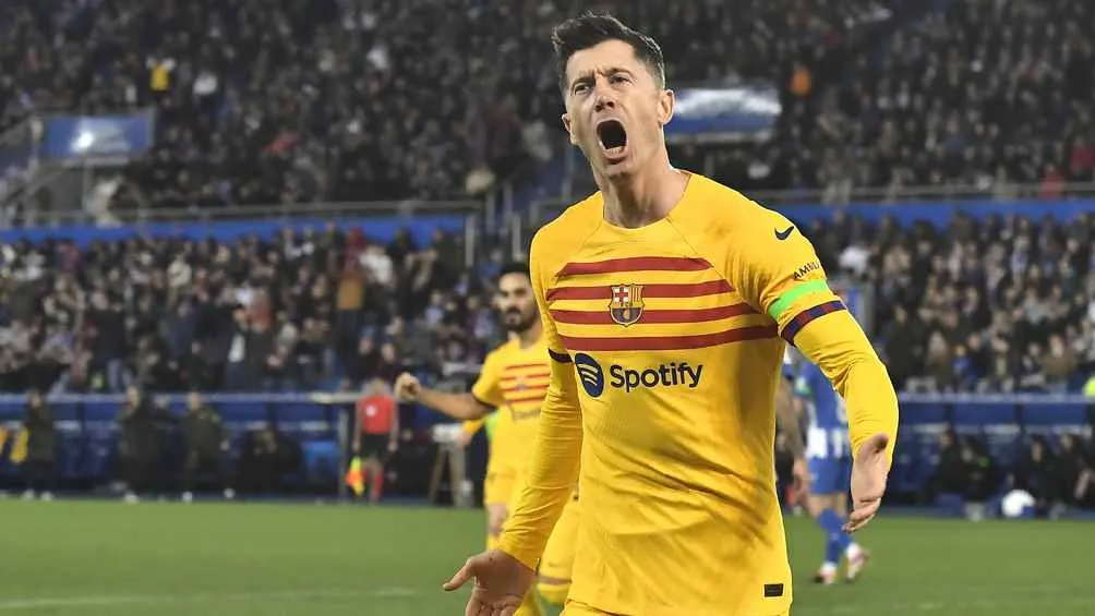 Lewandowski anotó el primero