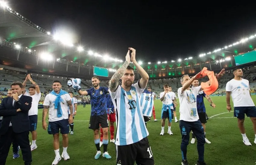 En partido con Selección