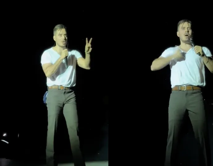 Captura de Pantalla TT: @orlandopuen Pepe Madero aprovechó su show entonar en burla la nueva porra de Pumas.