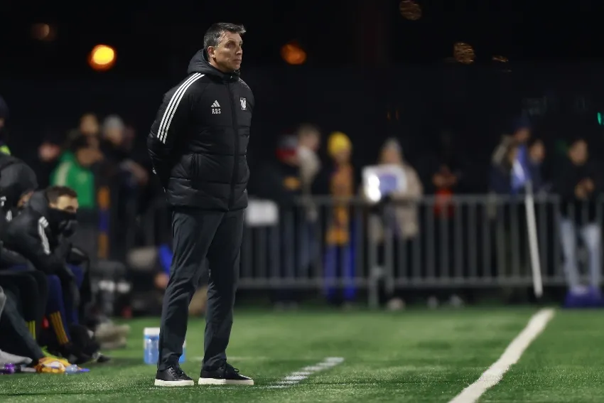 Siboldi en el partido ante Whitecaps