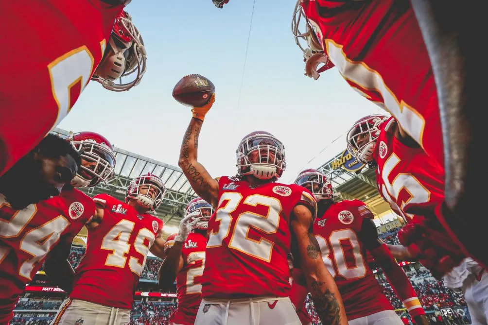 Los Chiefs en festejo en 2020