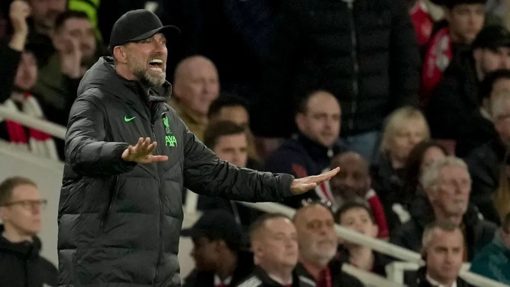 Jürgen Klopp no quiere la tarjeta azul