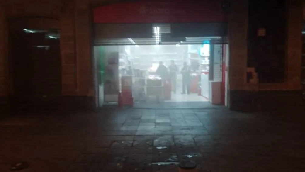 El incendio ocurrió en una plaza con productos chinos