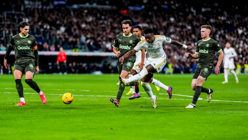Vinicius marcó el primer gol del partido