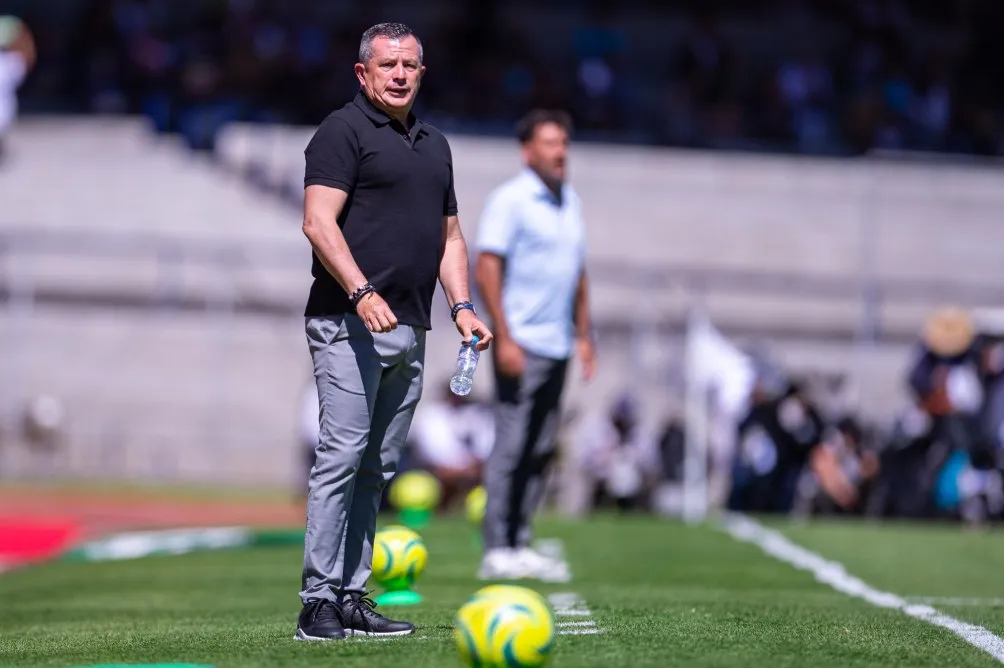 Carbajal en el encuentro ante los universitarios