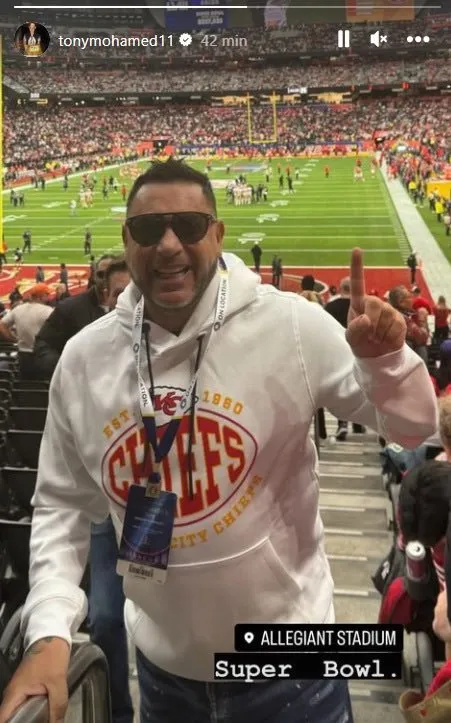 Mohamed en el Super Bowl