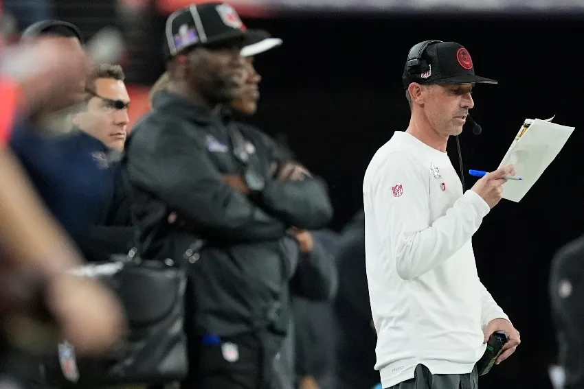 Shanahan en el Super Bowl LVIII