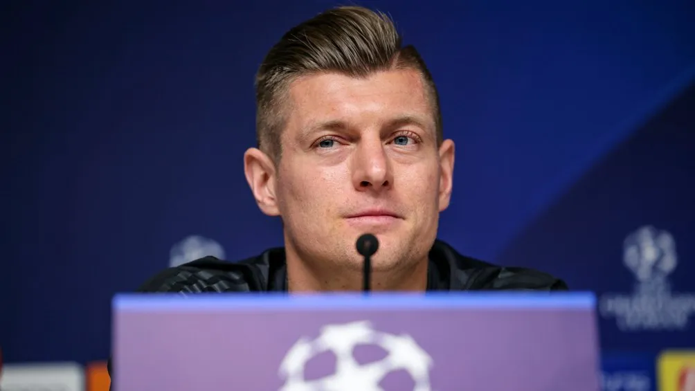 Toni Kross en conferencia de prensa previa al duelo