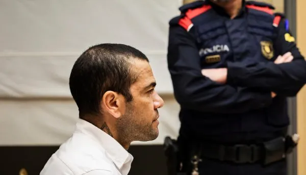 Dani Alves durante su juicio