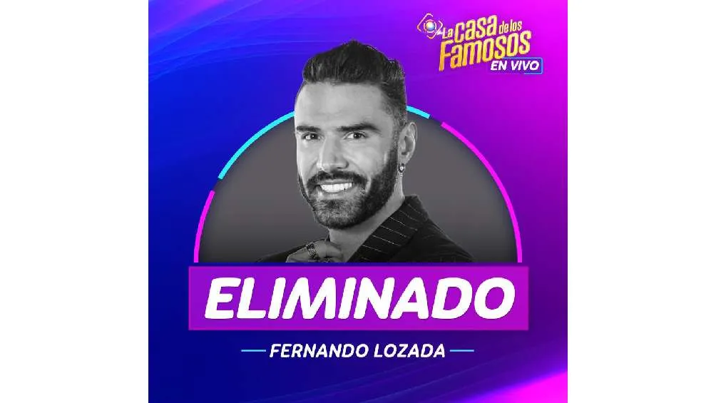 Twitter: @TLMDRealities Fernando Lozada se convirtió en el tercer eliminado de La Casa de los Famosos 4.