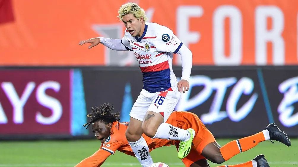 Cade Cowell en el partido ante el Forge