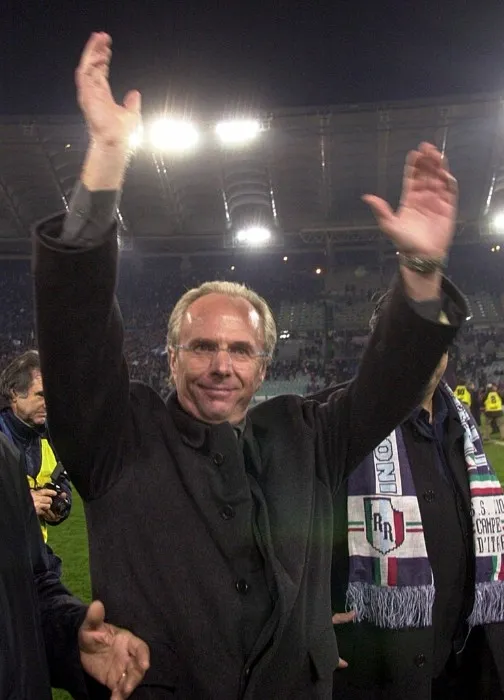 Sven-Goran Ericsson durante un partido