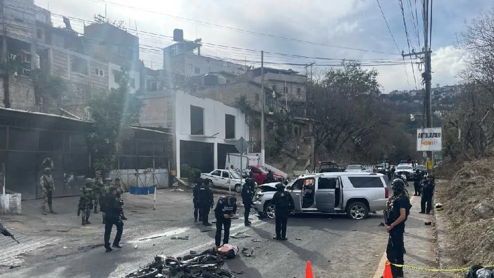 Twitter: @amarilloalarcon Se reporta que hubo una persona detenida.