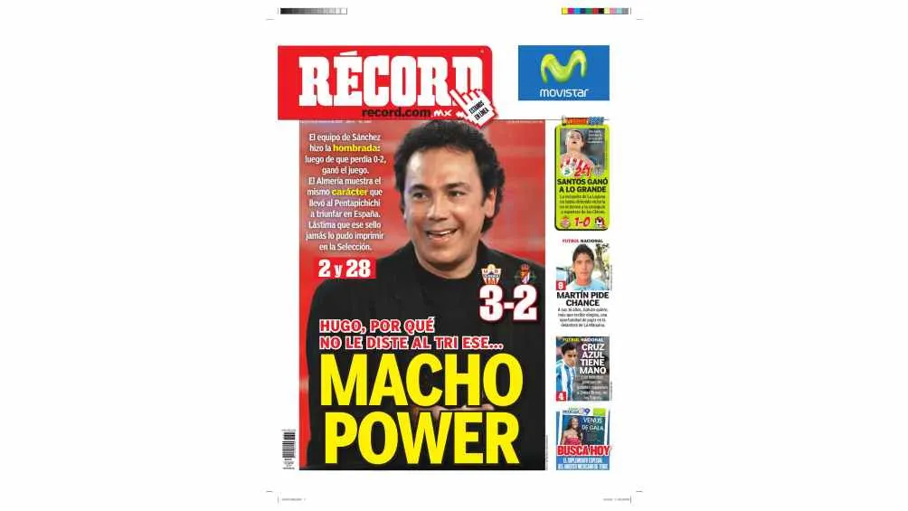 RÉCORD Hugol remontaba en España