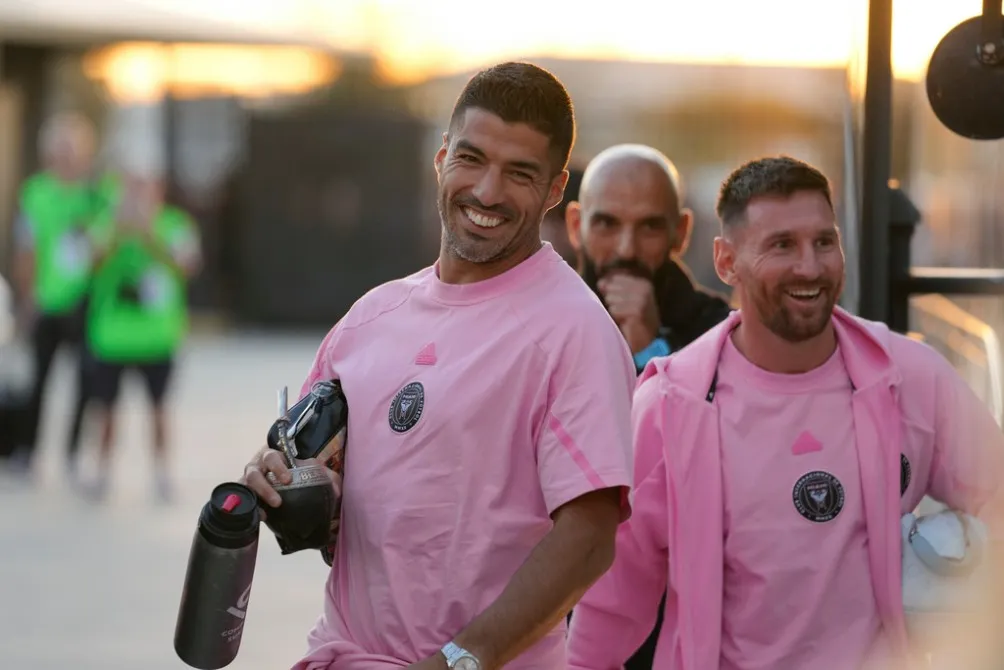 Luis Suárez y Messi con Inter Miami