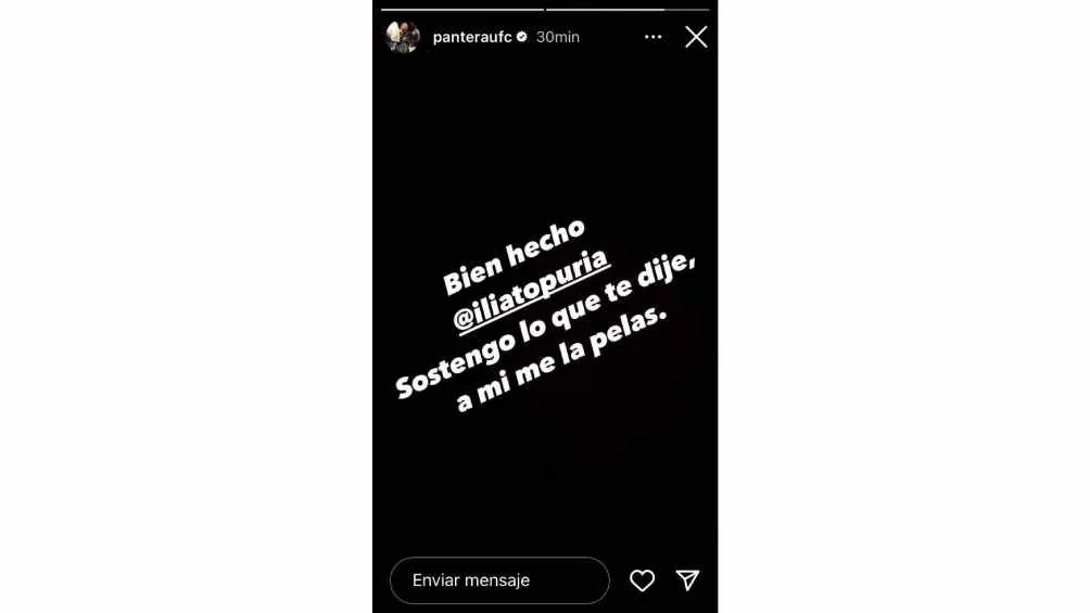 Rodríguez mandó un mensaje