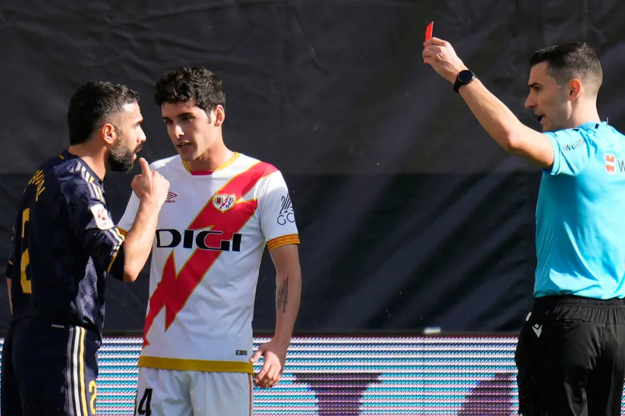 Dani Caravajal fue expulsado