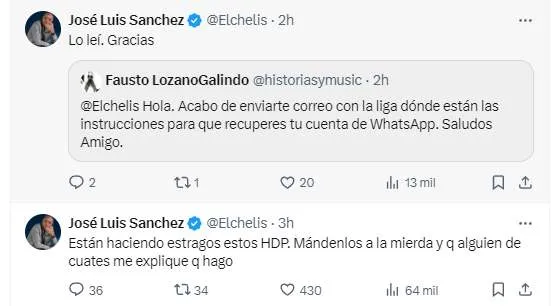 CAPTURA El extécnico pidió ayuda a los usaurios