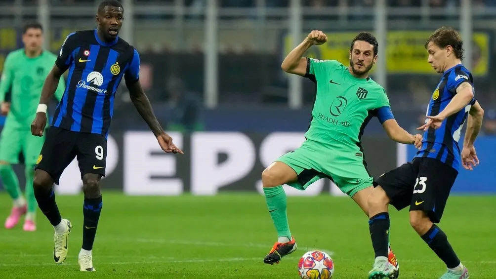 Atlético de Madrid no pudo con el inter