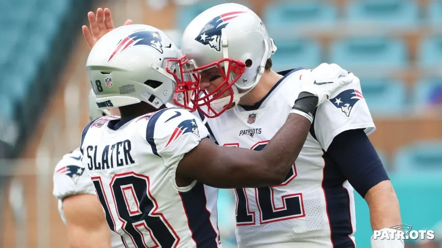 Matthew Slatter con Tom Brady