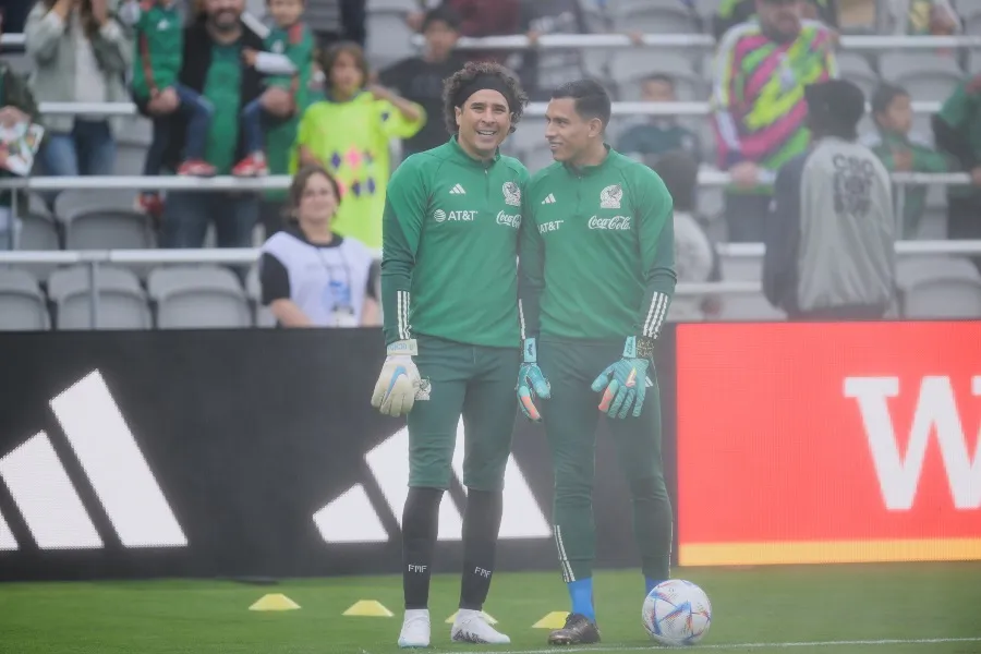 Malagón y Ochoa con el Tricolor
