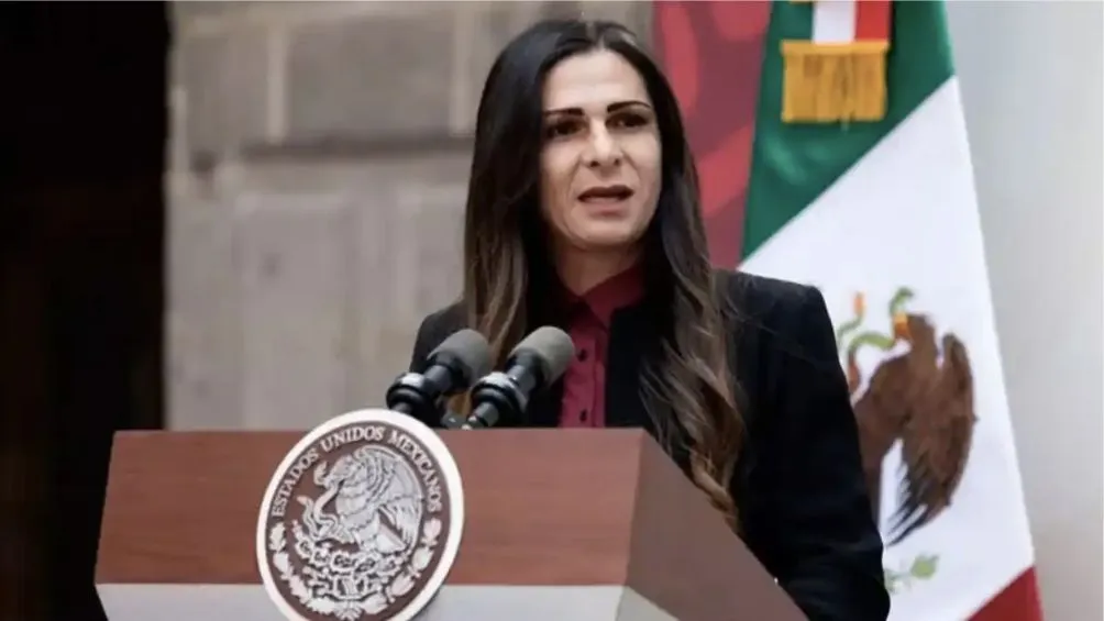 La exatleta en un evento de la Conade