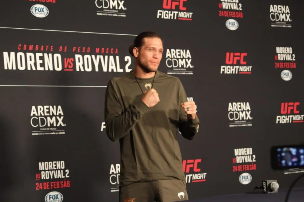 Ortega previo a su combate