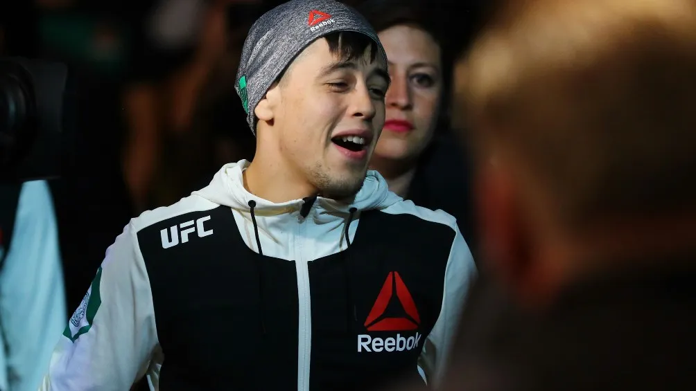 Brandon Moreno previo a un combate