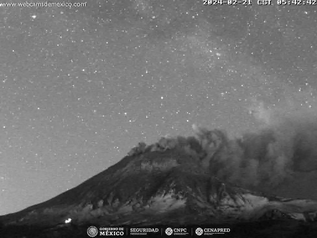 El Popocatépetl está en constante monitoreo.