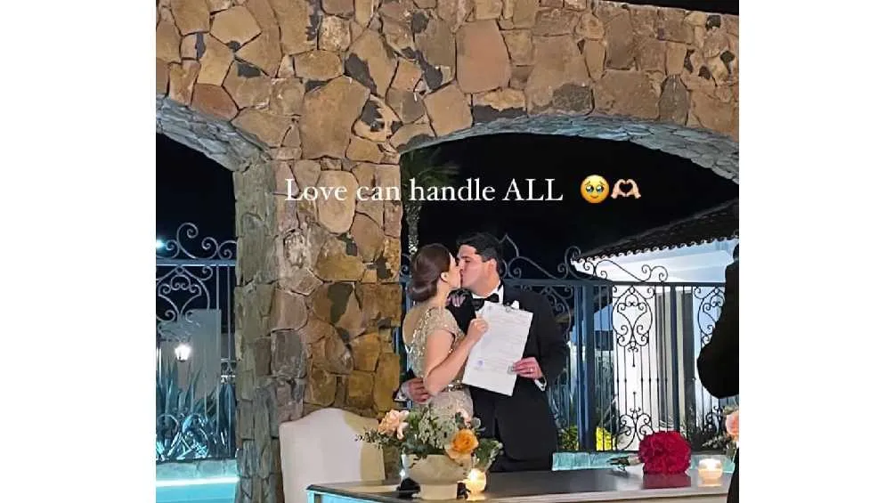 Al final el amor triunfó y los novios ya son marido y mujer.