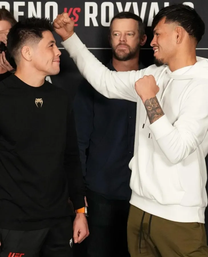 Brandon Moreno y Brandon Royval