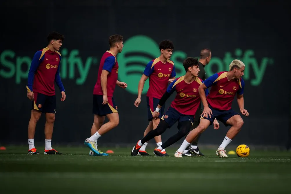 Barcelona en entrenamiento