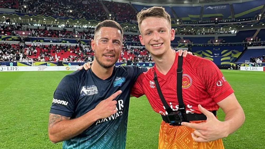 Instagram: thogden Hazard también fue parte de este encuentro