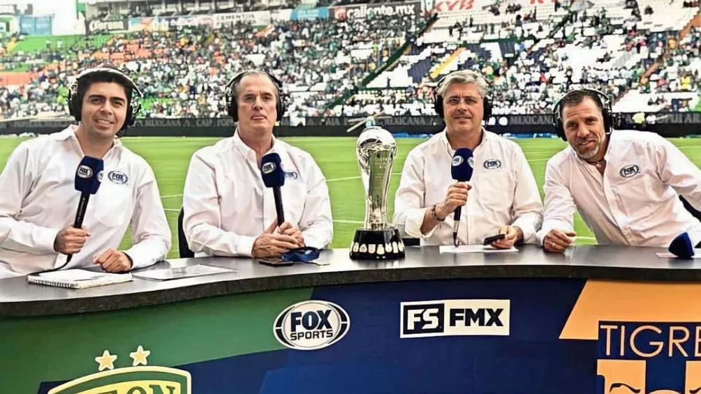 Santiago Puente en transmisión de Fox Sports