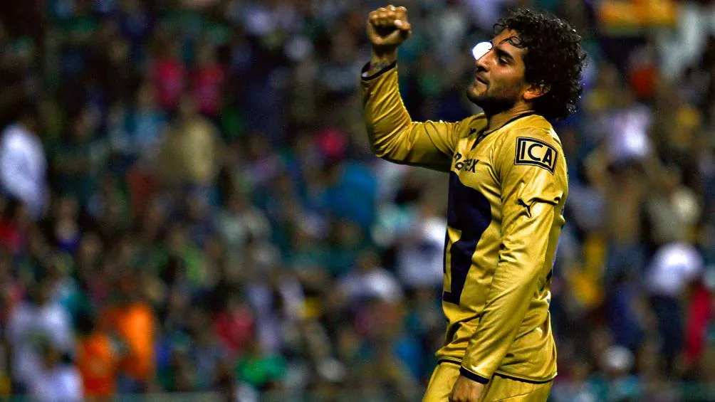 Martín Bravo en su paso por Pumas
