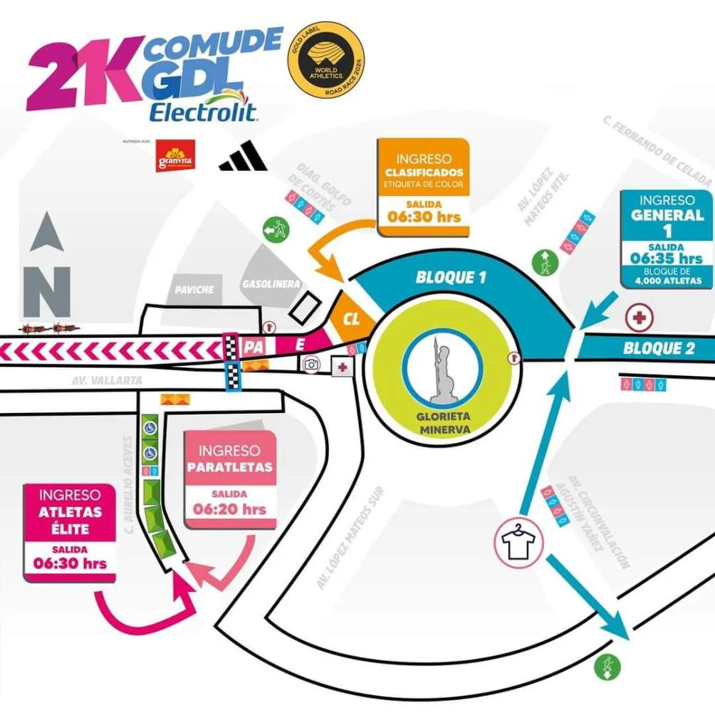 JORGE BUSTOS Así es la ruta del maratón en Guadalajara