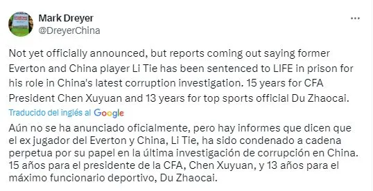 El periodista MArk Dreyer informó de la sentencia