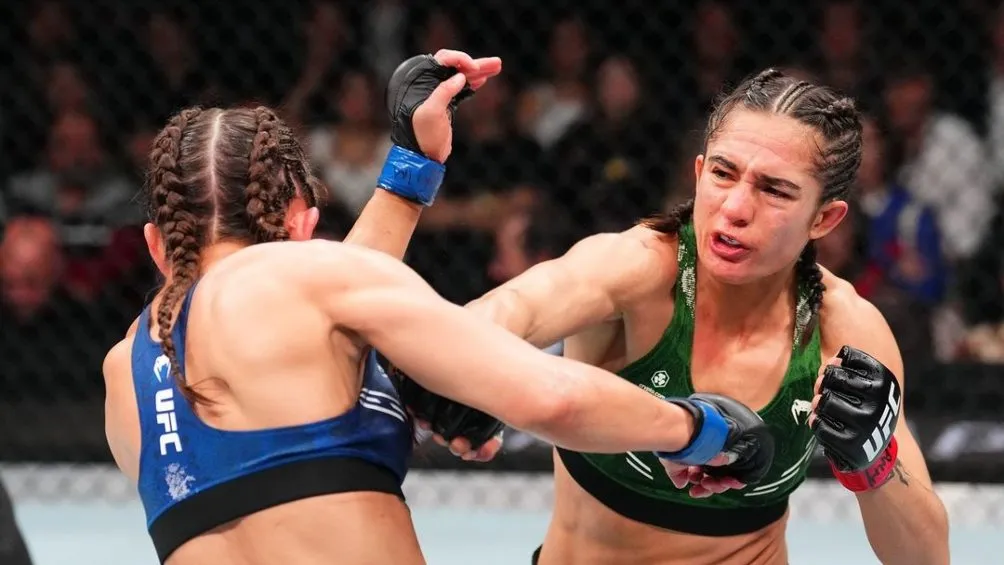 Instagram: ufc_brasil La mexicana Yazmin Jauregui se llevó la victoria